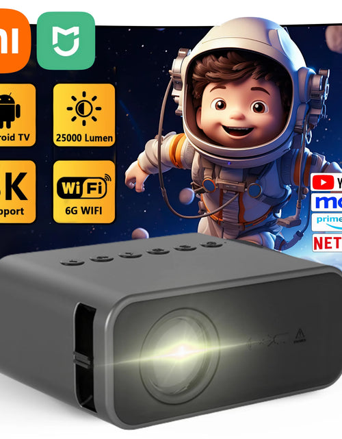 Load image into Gallery viewer, Xiaomi Mini Projector Portable Home Projector 8K HD Projector Indoor Entertainment Bedroom Game Theater Children'S Projector
