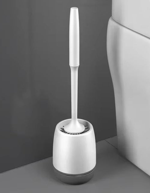 Load image into Gallery viewer, TPR Silicone Head Toilet Brush Wall Mounted Cleaning Brush Long Handle Toilet Brush Bathroom Accessories Sets Tools
