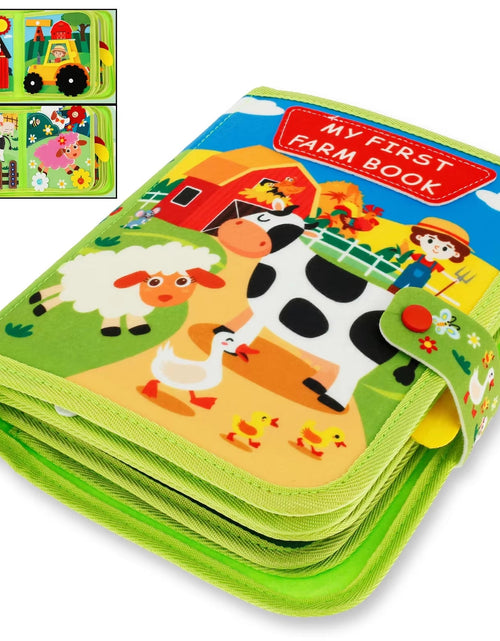 Load image into Gallery viewer, Little Learner Quiet Book – Soft Felt Sensory Activity Book for Toddlers &amp; Preschool Education
